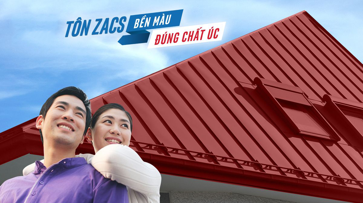 Chất lượng Tôn Úc Bluescope Zacs được đánh giá cao